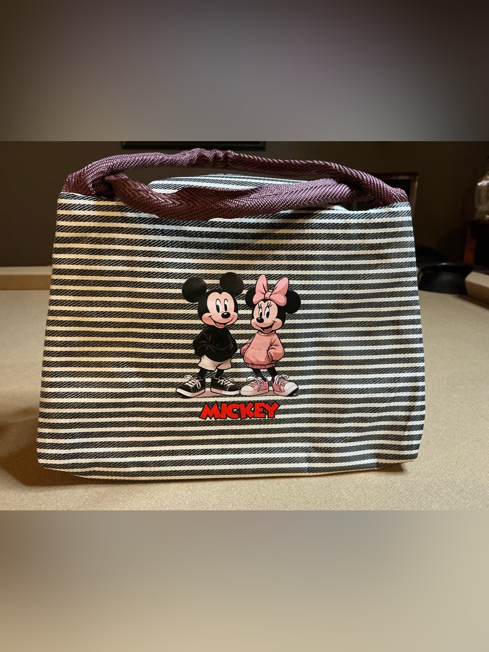 Mickey Mouse Minnie Mouse Disney canvas purse